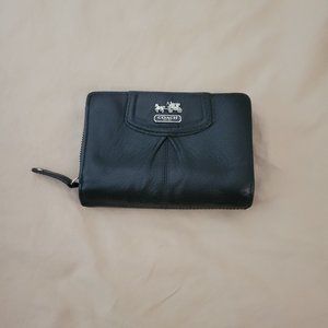 Coach mini wallet in black
